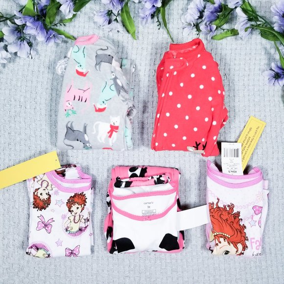 Carter's Other - Carter's toddler girl 3t NWT pajamas bundle